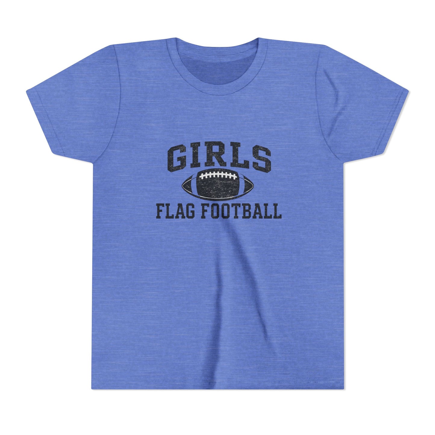 Girls Flag Football YOUTH T-Shirts Vintage Look