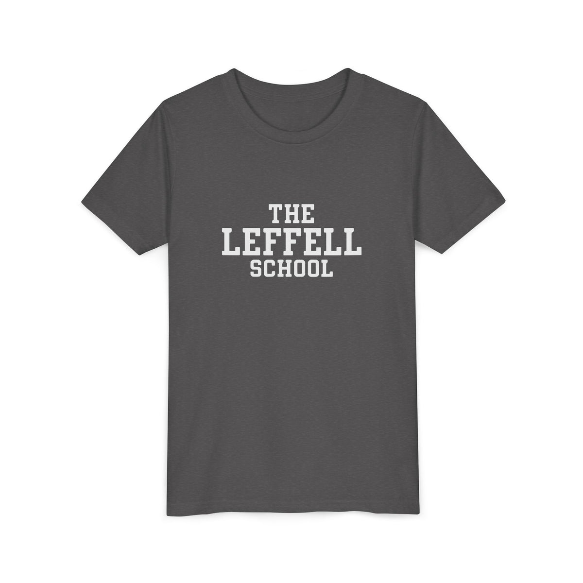 Youth T-Shirt — "The Leffell School" Classic School Logo Tee