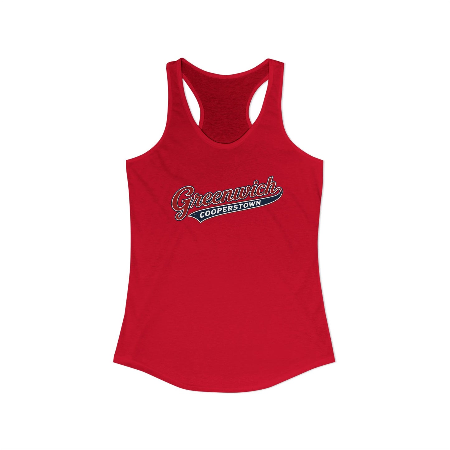 Greenwich Cooperstown Women's Ideal Racerback Tank