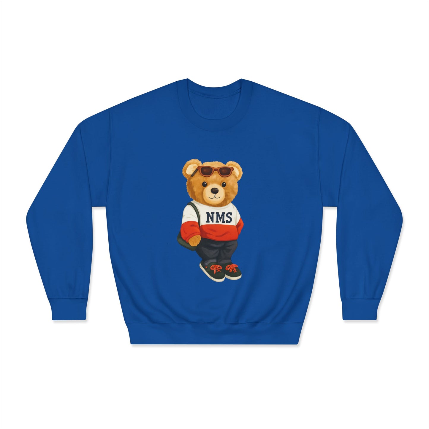 NMS Casual Bear Graphic Crewneck Sweatshirt ADULT