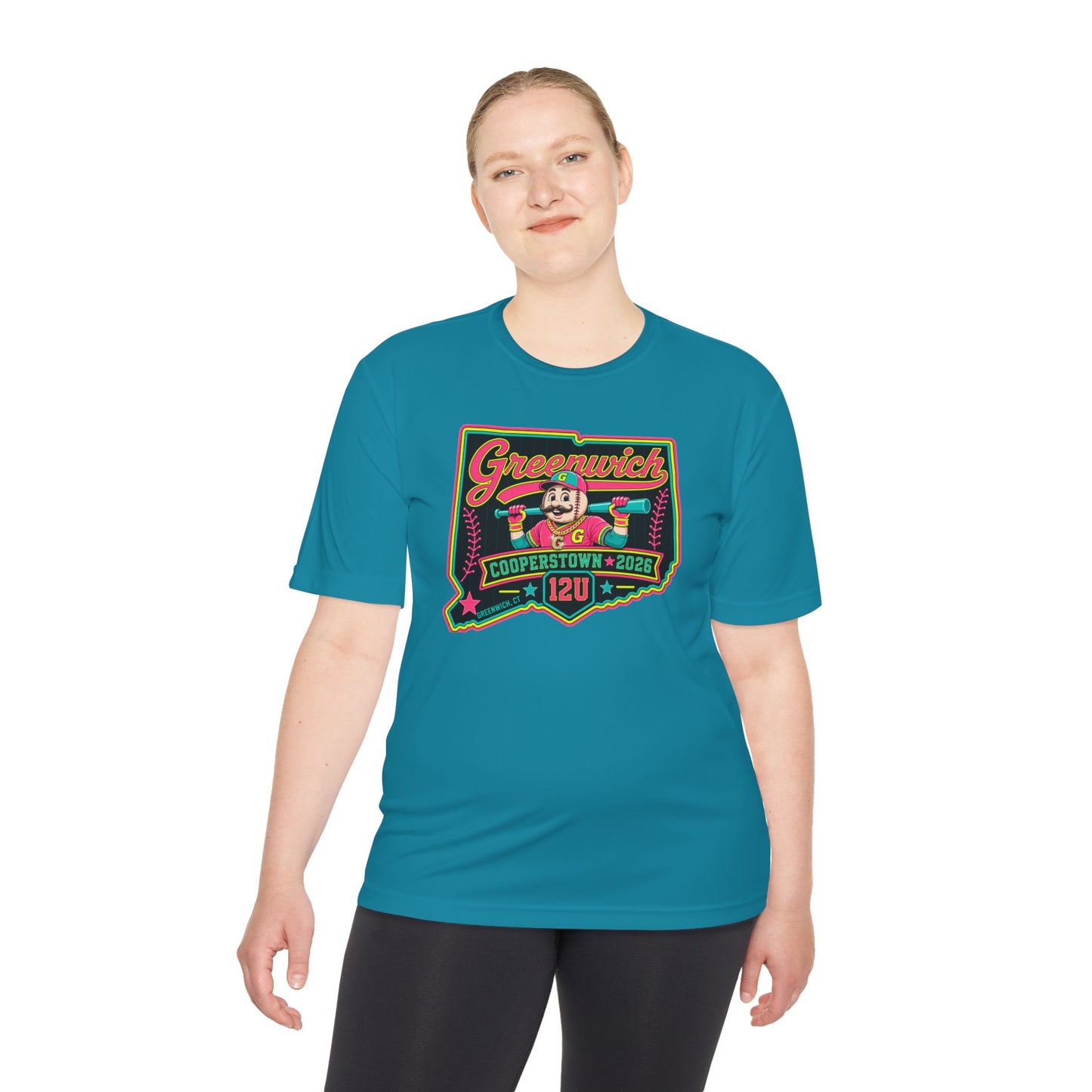 Greenwich Cooperstown Drippy Performance ADULT SIZE Moisture-Wicking Shirt