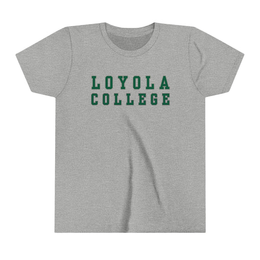 Loyola College "Vintage" Kids Youth Short Sleeve Tee, Gift for Loyola Alumni, Gift for Loyola Graduate, Gift for Loyola kids, Go Greyhounds
