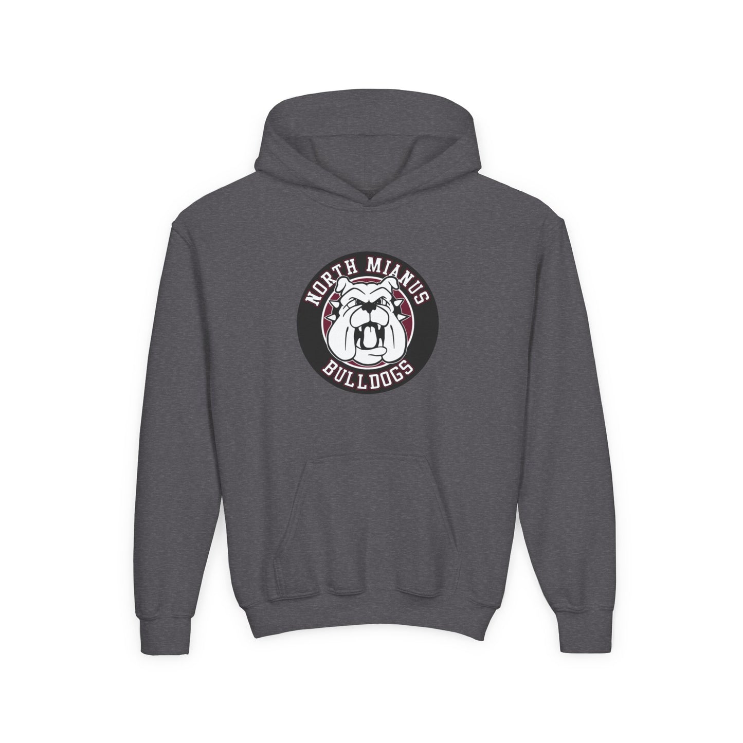 North Mianus Bulldogs Cheer Youth Heavy Blend Hooded Sweatshirt