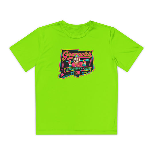 Greenwich Cooperstown Drippy Pin Performance Youth Competitor Tee