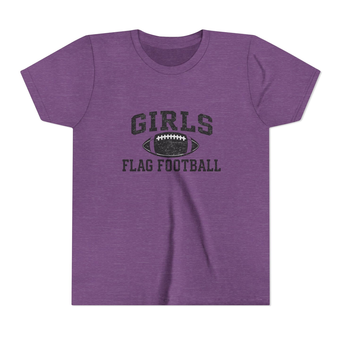 Girls Flag Football YOUTH T-Shirts Vintage Look