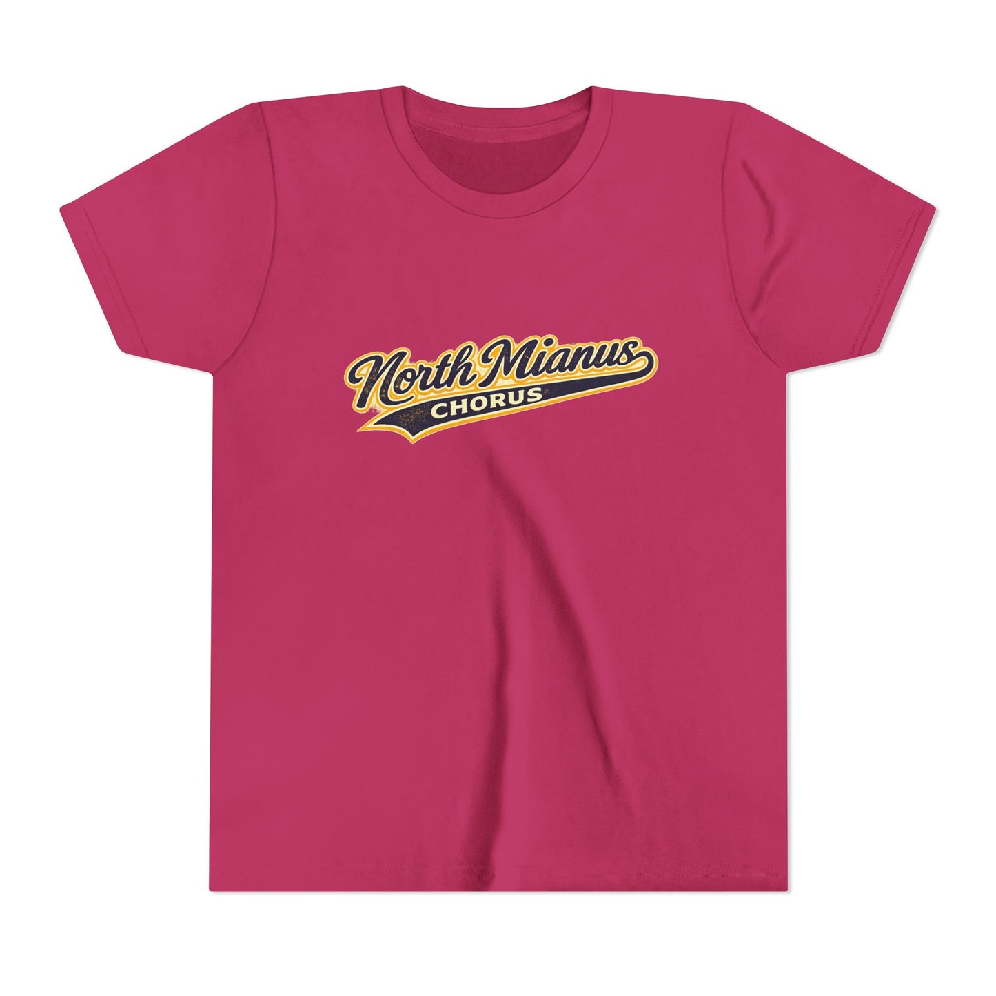 KIDS North Mianus Chorus Baseball T-Shirt YOUTH SIZE