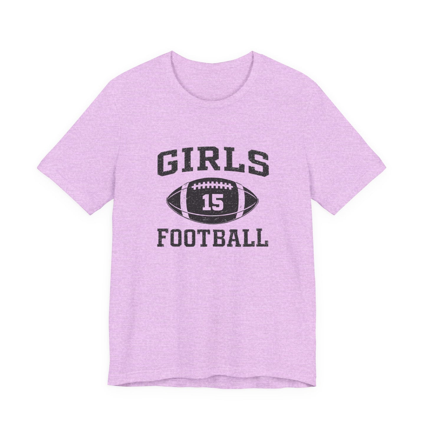 Girls Football Tee — 'Girls 15' Vintage Football Jersey Shirt Jennifer Aniston Friends