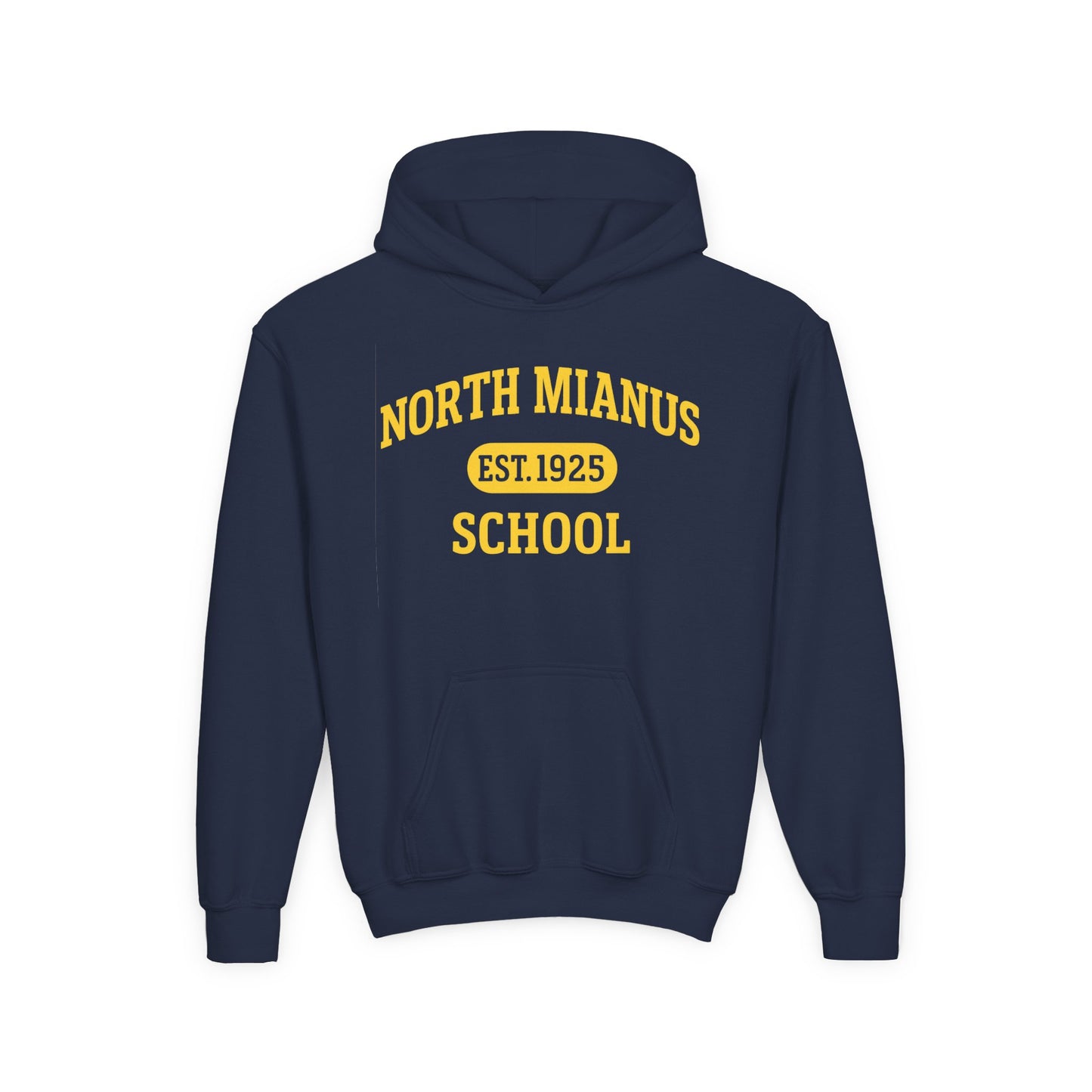 North Mianus School Youth Hoodie — Est. 1925 Retro Campus Sweatshirt