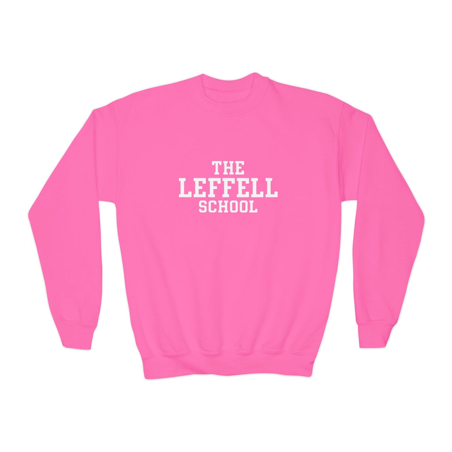 The Leffell School Collegiate Collection Youth Crewneck Sweatshirt