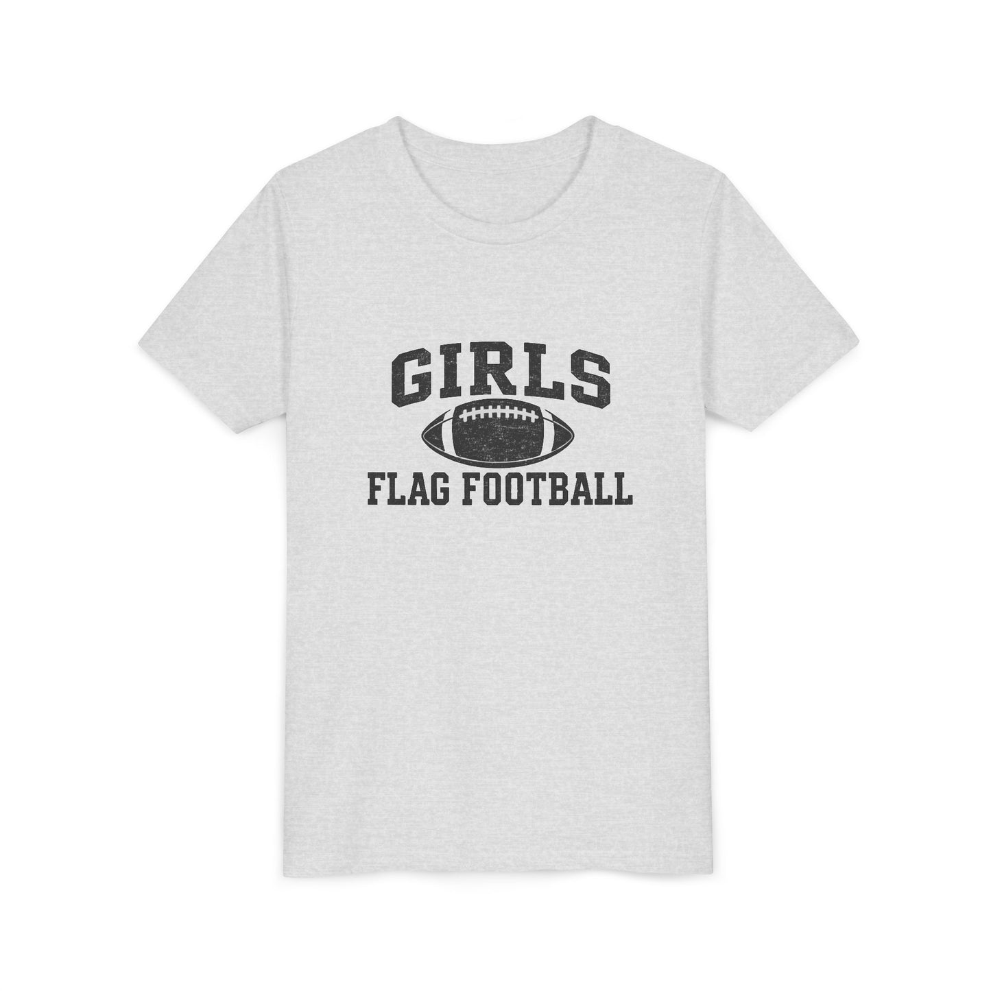 Girls Flag Football YOUTH T-Shirts Vintage Look