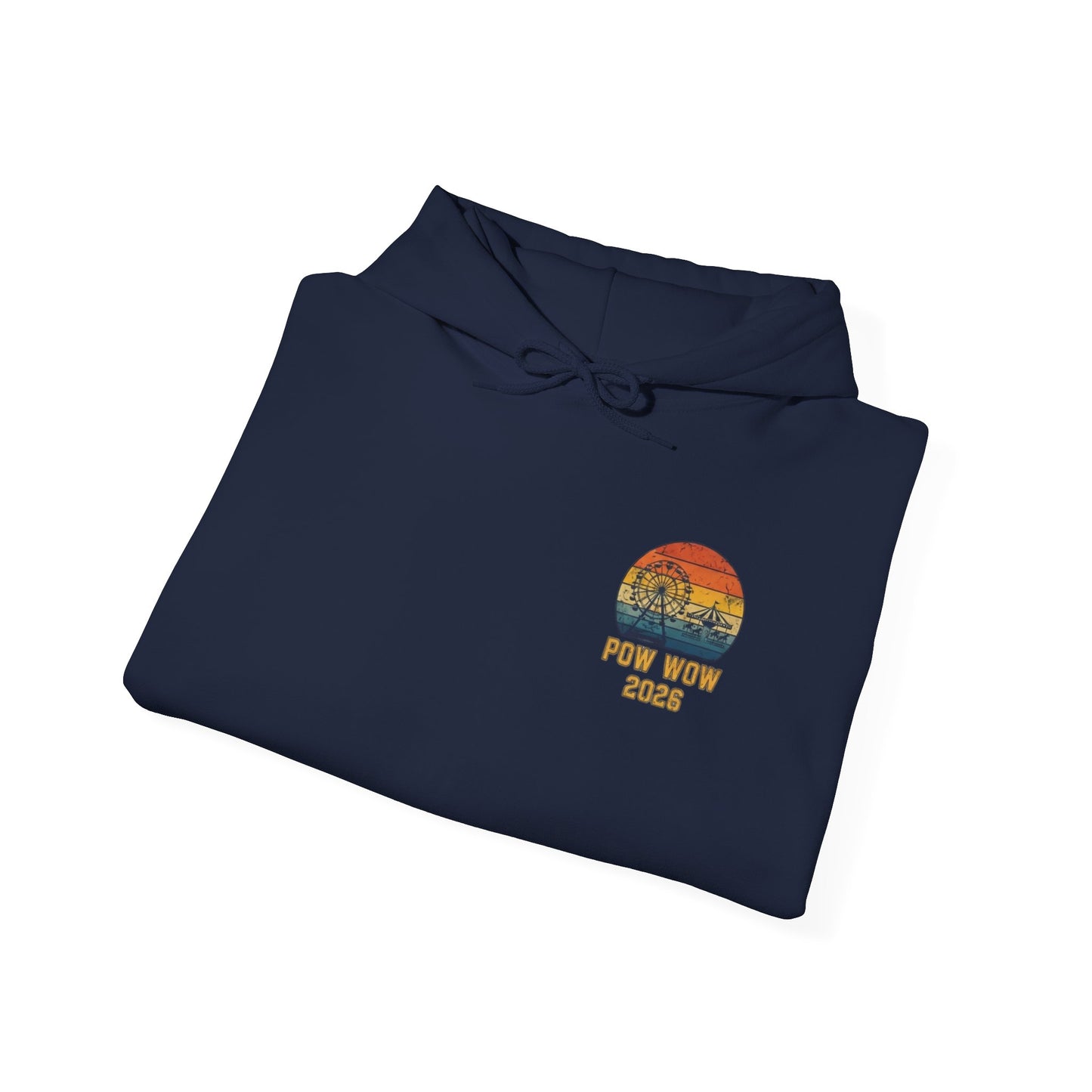 5XL Pow Wow 2023 Hoodie — North Sands Vintage Sunset Hooded Sweatshirt