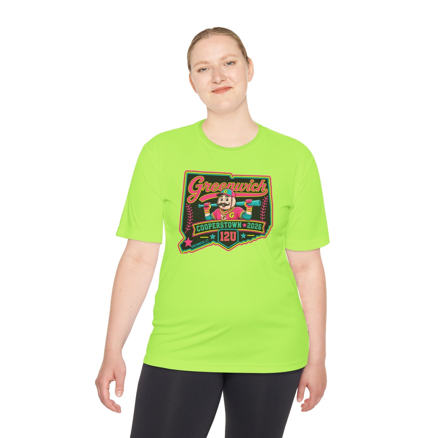 Greenwich Cooperstown Drippy Performance ADULT SIZE Moisture-Wicking Shirt