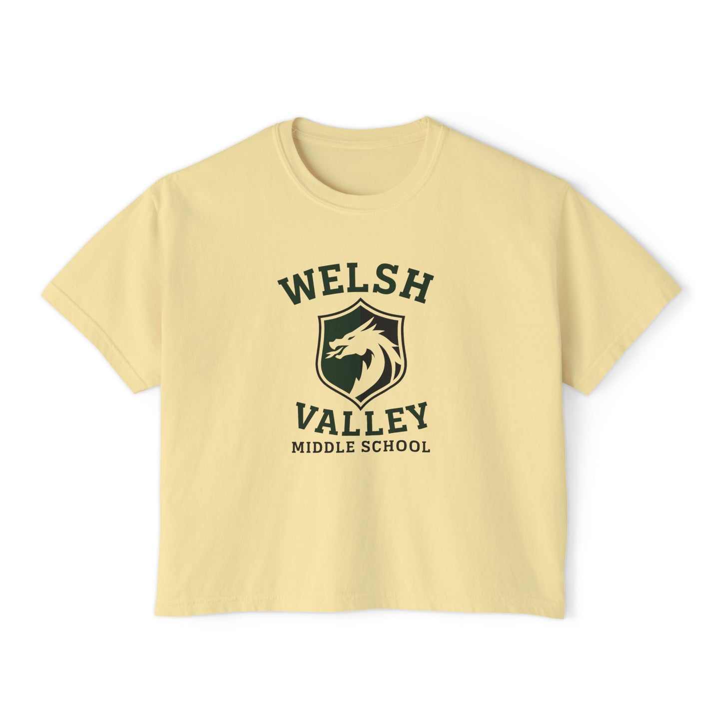 Welsh Valley ADULT Womens Boxy T-Shirt