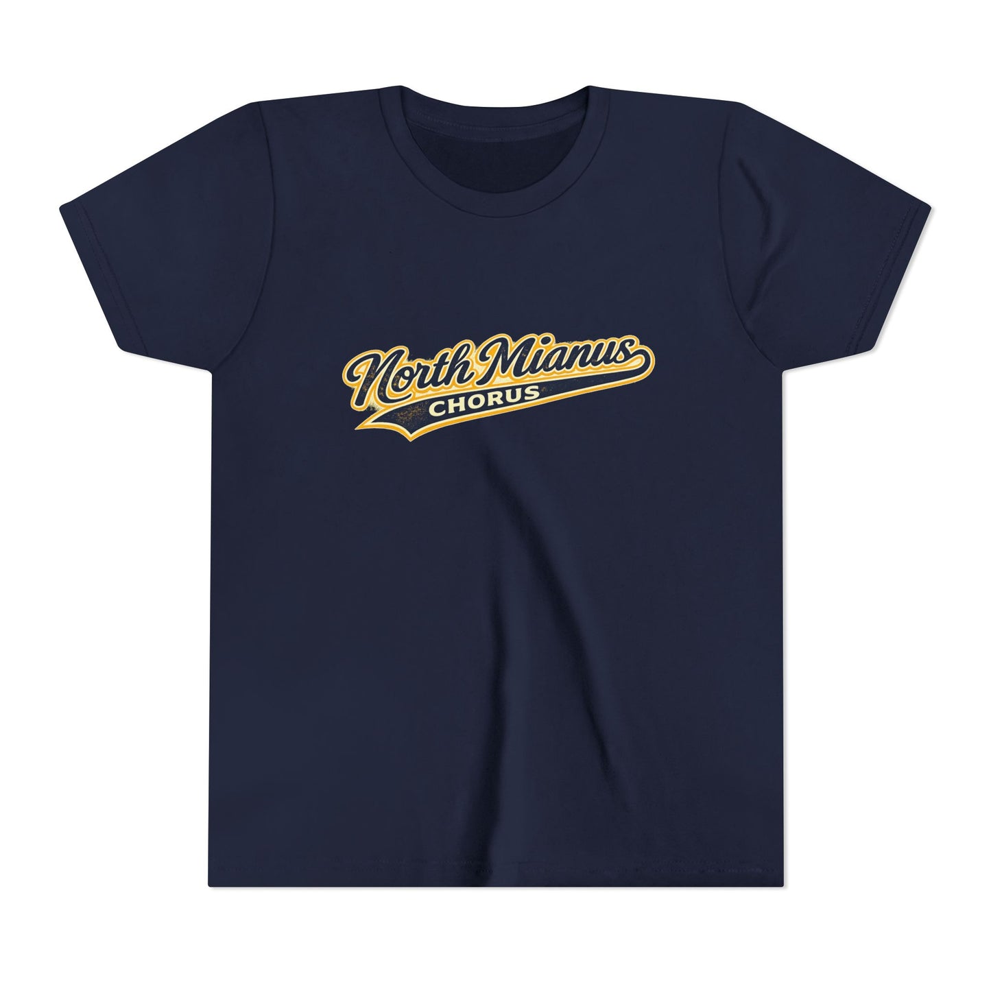 KIDS North Mianus Chorus Baseball T-Shirt YOUTH SIZE