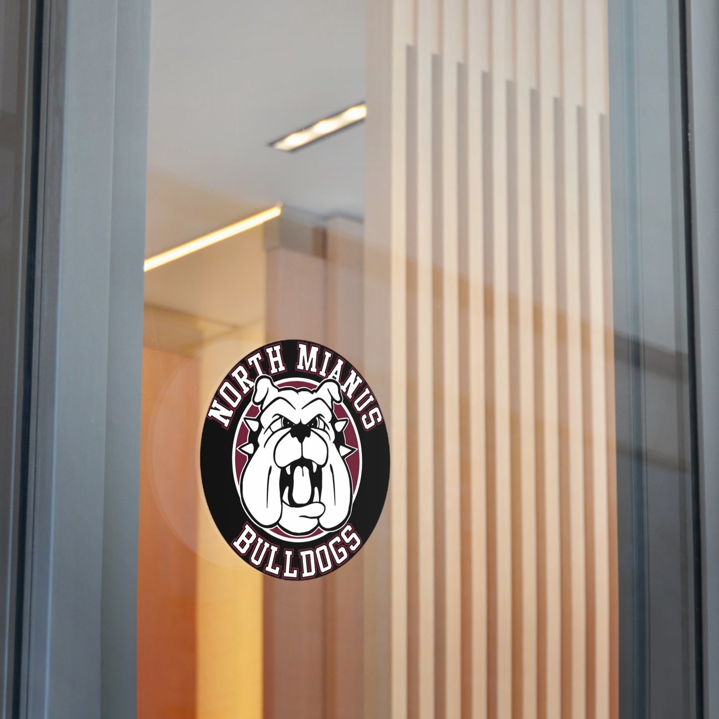 Bulldogs Circle Sticker Various Sizes