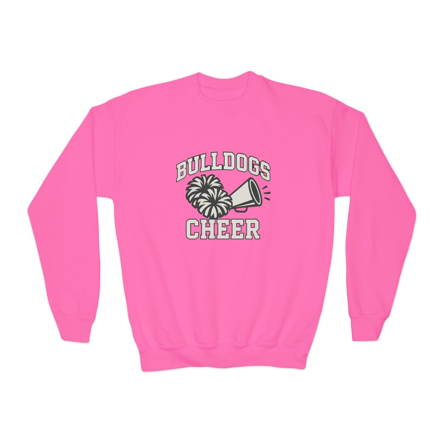 Bulldogs Cheer Youth Crewneck Sweatshirt