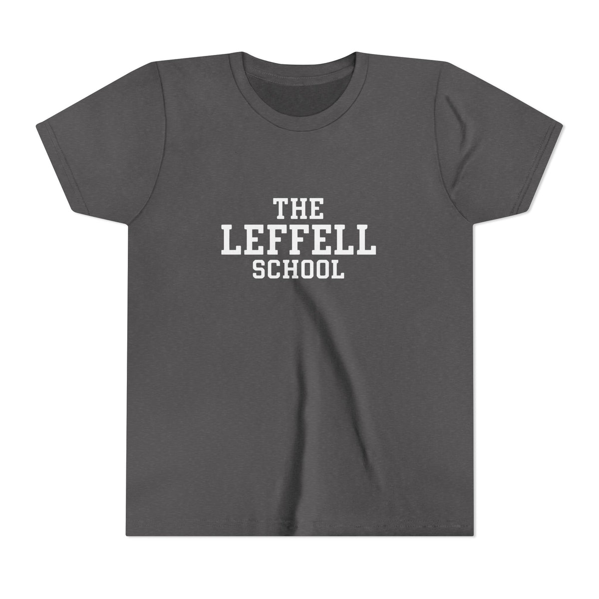 Youth T-Shirt — "The Leffell School" Classic School Logo Tee
