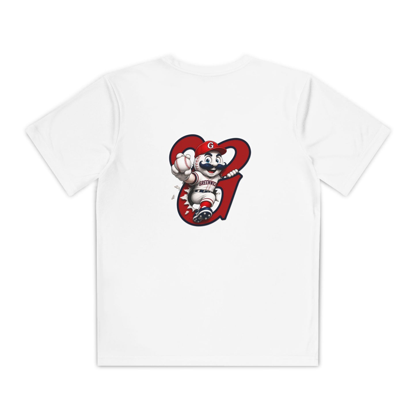 Greenwich Cooperstown Swoosh Original Pin Performance Youth Competitor Tee