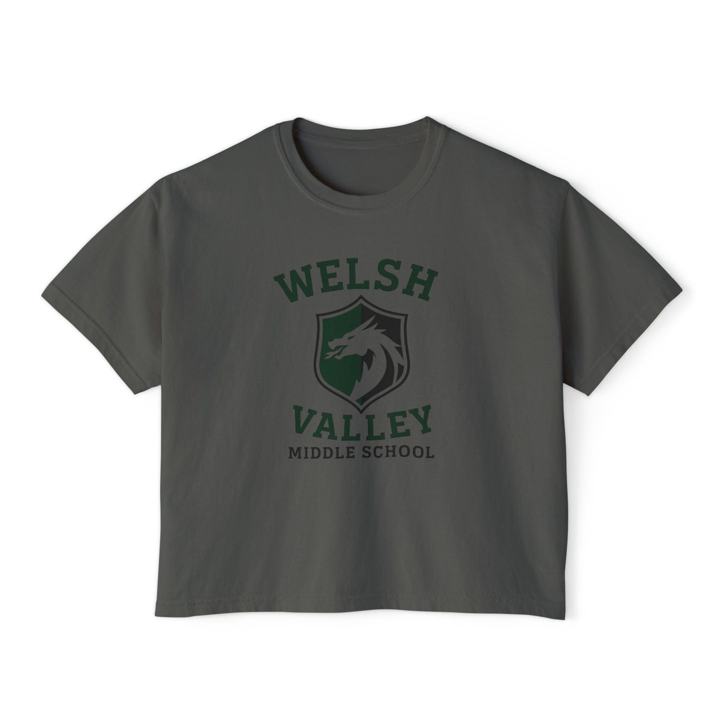 Welsh Valley ADULT Womens Boxy T-Shirt