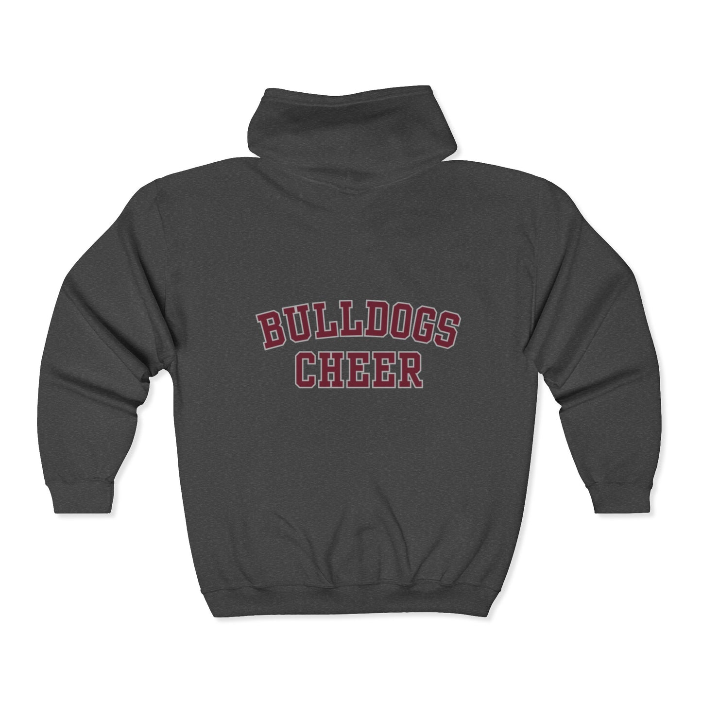 Bulldogs Cheer Adult Unisex Heavy Blend™ Full Zip Hooded Sweatshirt