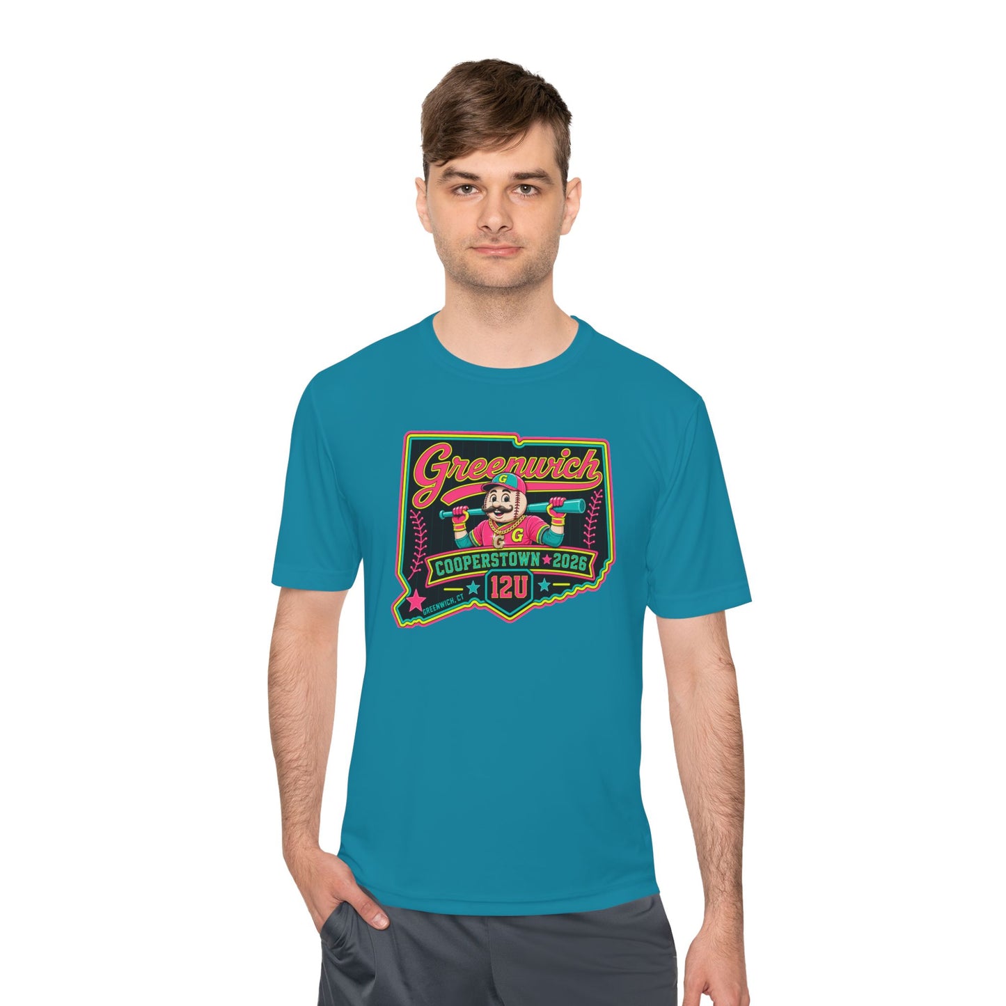 Greenwich Cooperstown Drippy Performance ADULT SIZE Moisture-Wicking Shirt