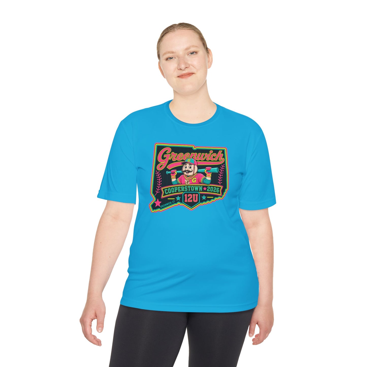 Greenwich Cooperstown Drippy Performance ADULT SIZE Moisture-Wicking Shirt