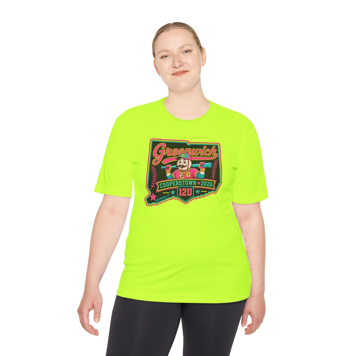 Greenwich Cooperstown Drippy Performance ADULT SIZE Moisture-Wicking Shirt