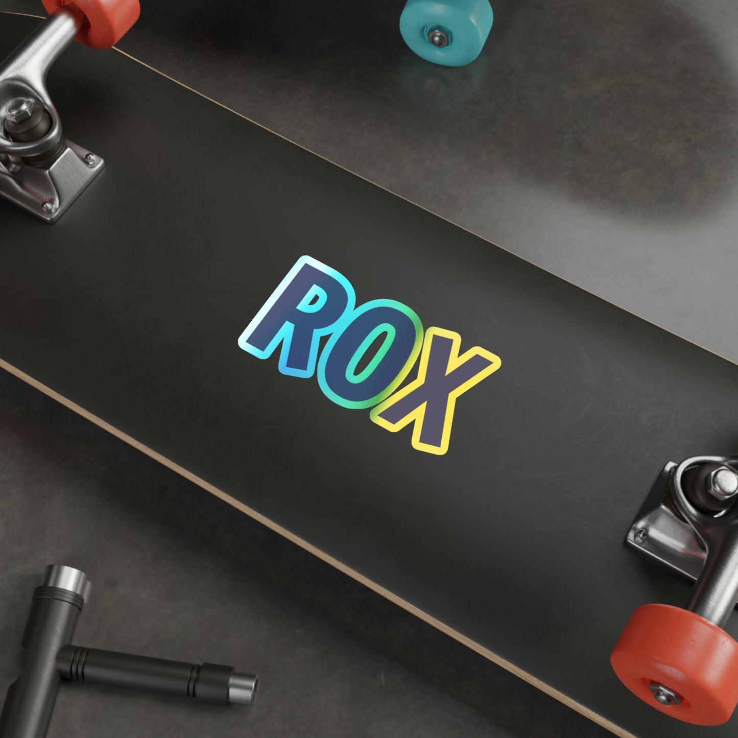 ROX Holographic Die-Cut Stickers