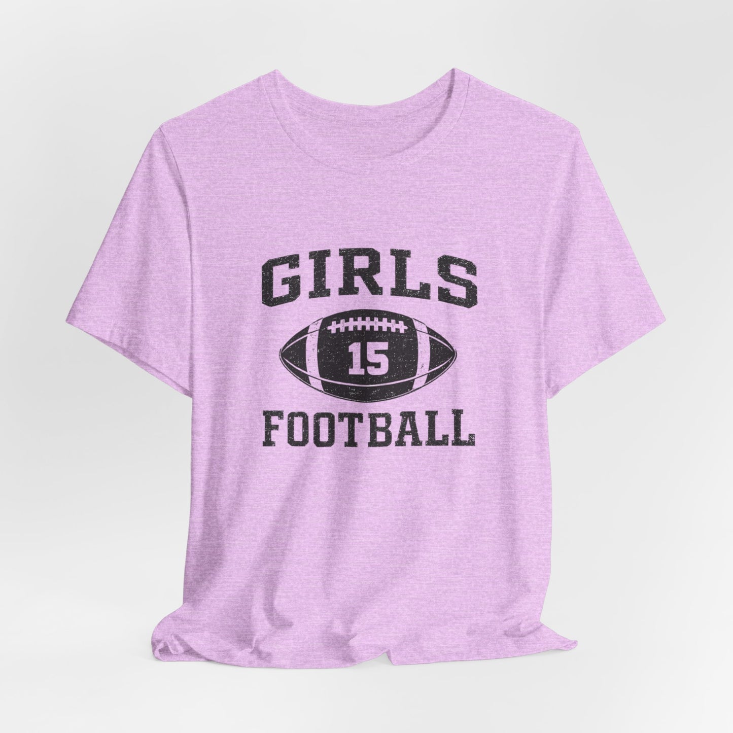 Girls Football Tee — 'Girls 15' Vintage Football Jersey Shirt Jennifer Aniston Friends