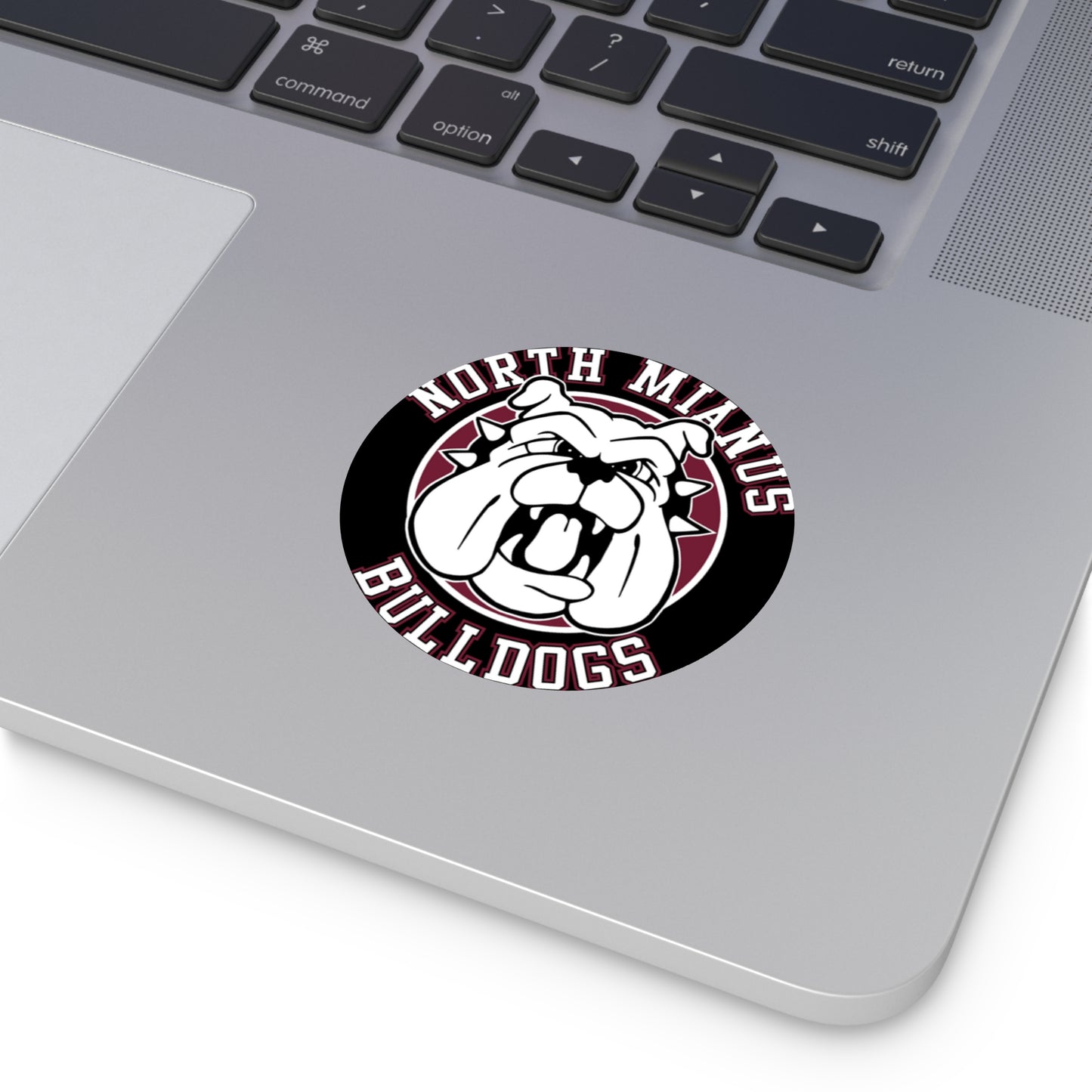 Bulldogs Circle Sticker Various Sizes