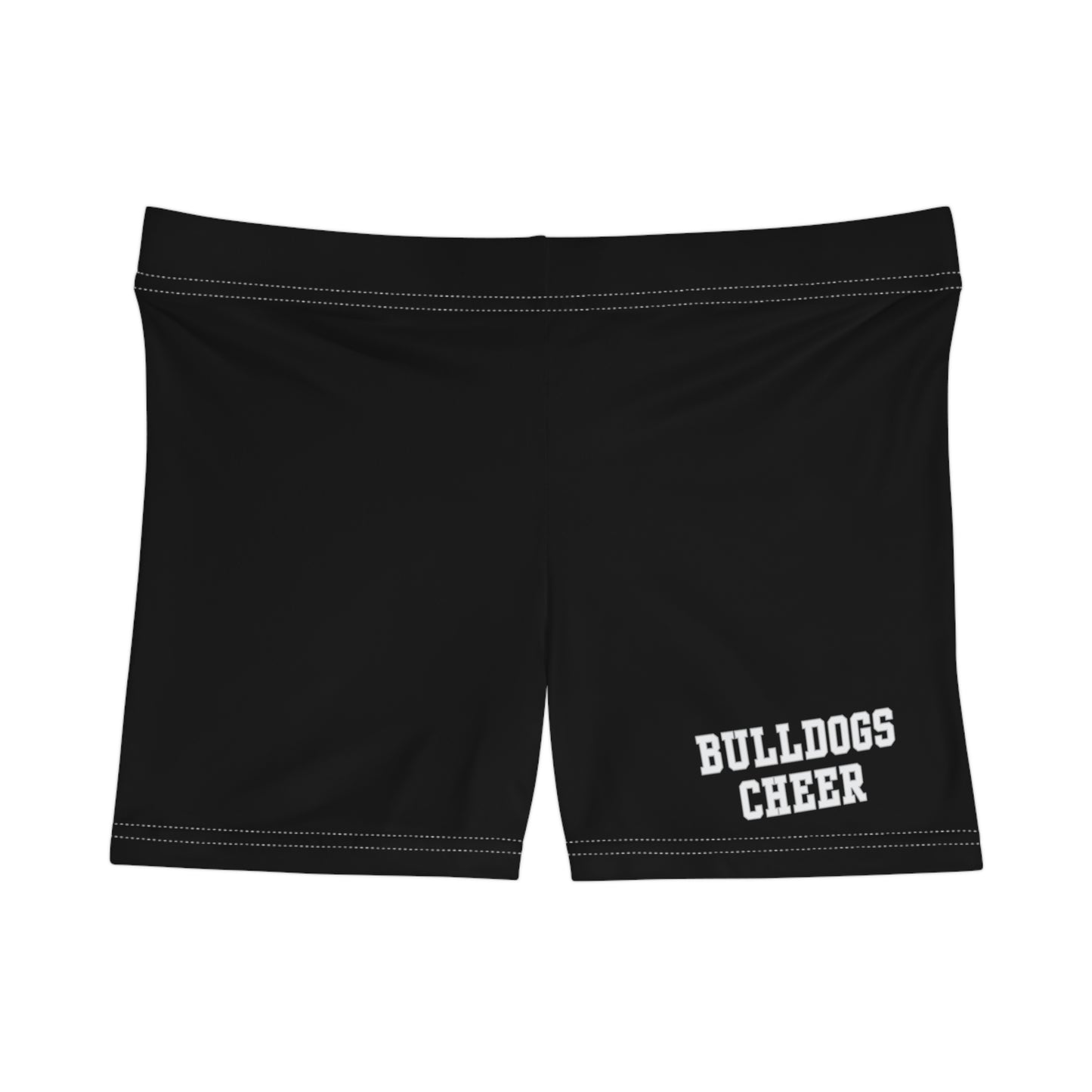 Bulldogs Cheer Women's Bike Booty Shorts (AOP)