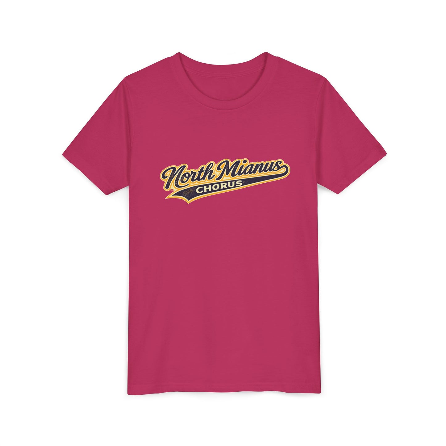KIDS North Mianus Chorus Baseball T-Shirt YOUTH SIZE