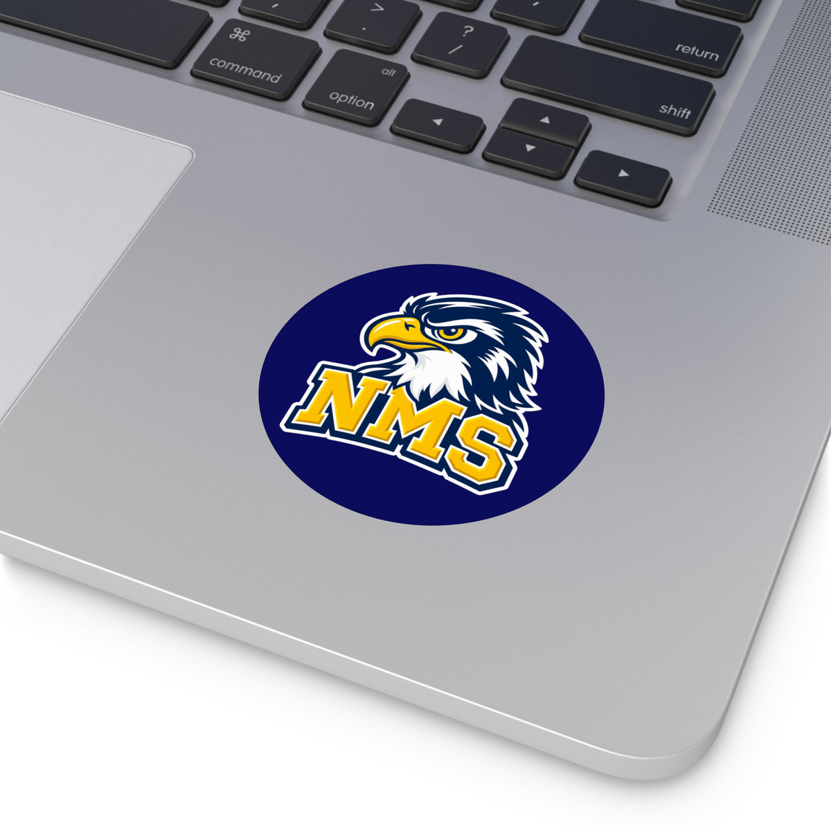 North Mianus Hawks Circle Sticker