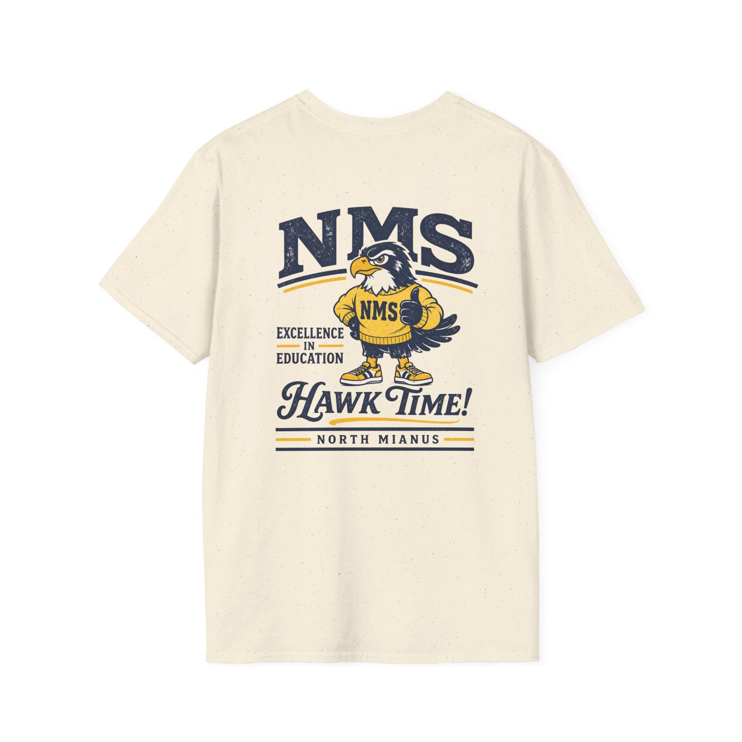 NMS HAWK Logo Gildan Soft ADULT T-Shirt