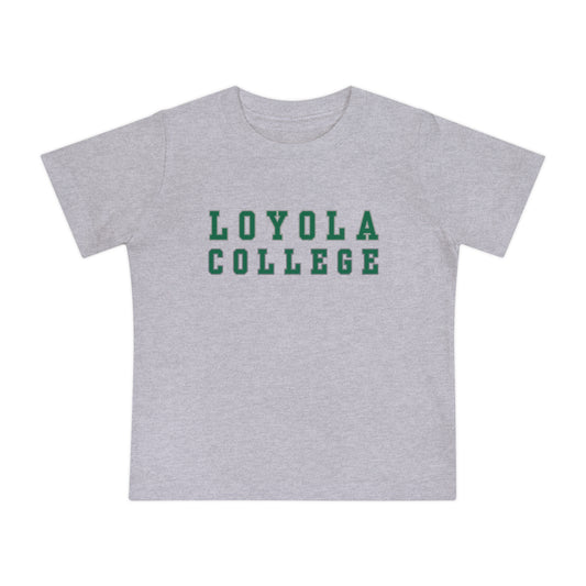 Loyola College "Vintage" Baby Short Sleeve T-Shirt, Loyola Greyhounds, Gift for Loyola Alumni, Loyola University, Gift for baby shower