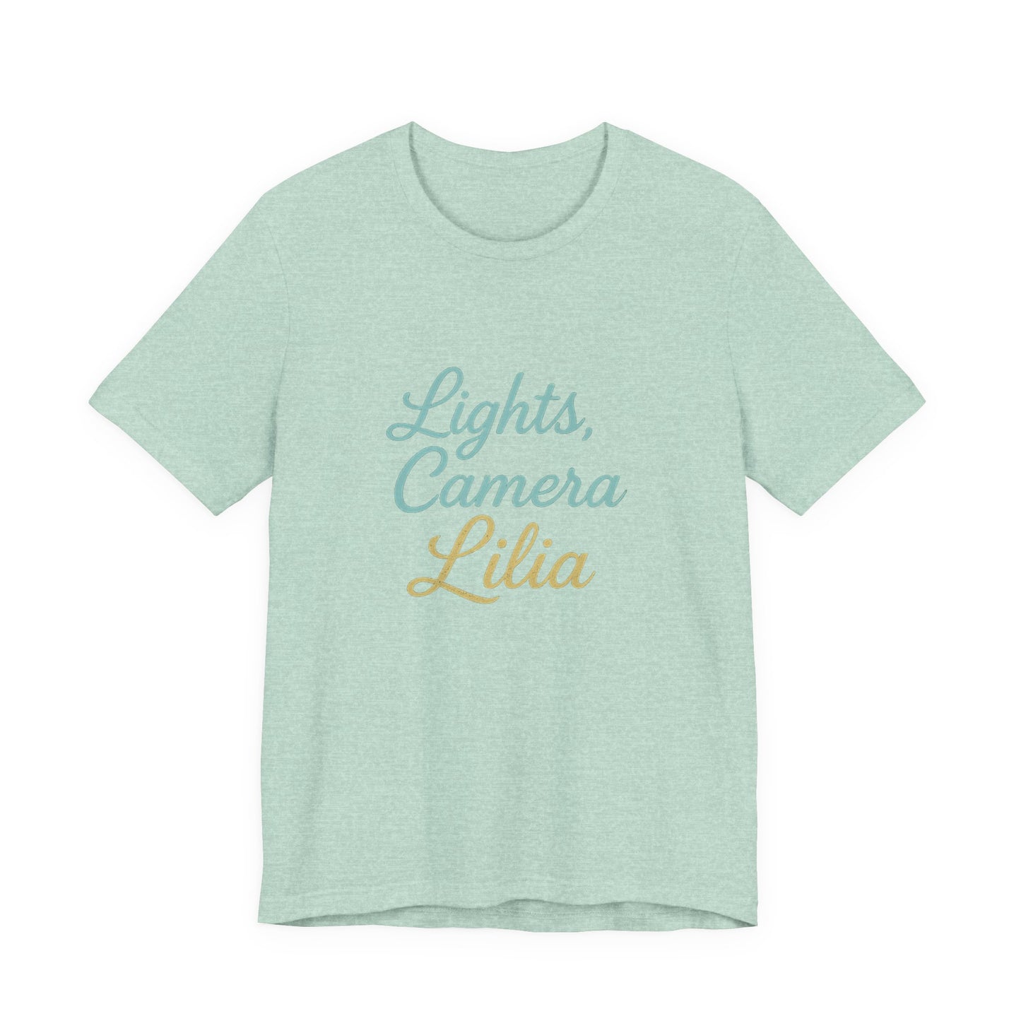 Lights, Camera, Action Unisex Tee for Movie Lovers, Birthday Gift, Casual Wear, Party Essential, Star-Themed Celebration