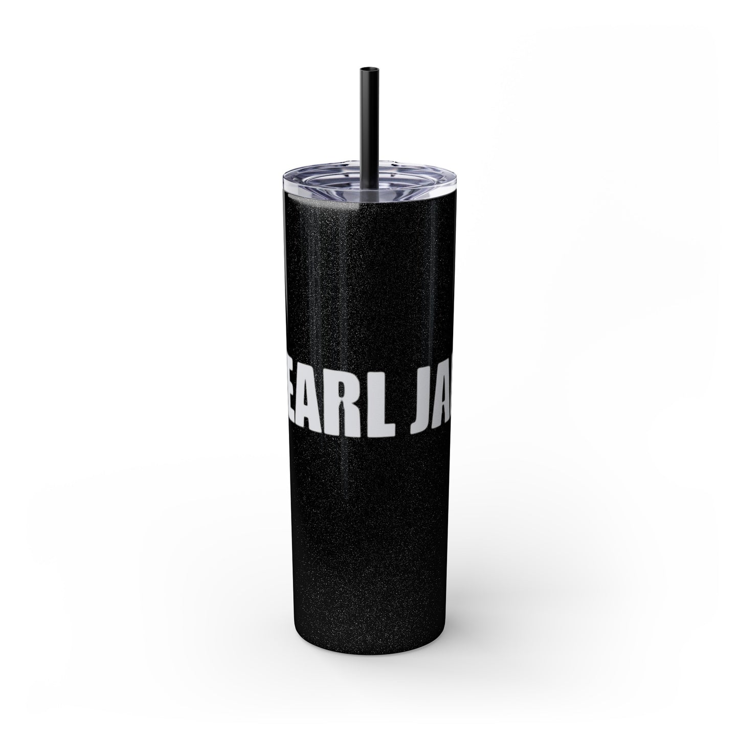 Pearl Jam Glitter Tumbler, Pearl Jam Water Bottle, Gift for Pearl Jam Fan, Skinny Tumbler with Straw, 20oz