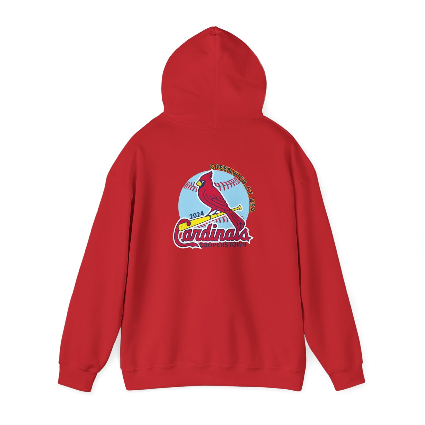 Cardinals non embroidered Adult Unisex Heavy Blend™ Hooded Sweatshirt (Gilden)