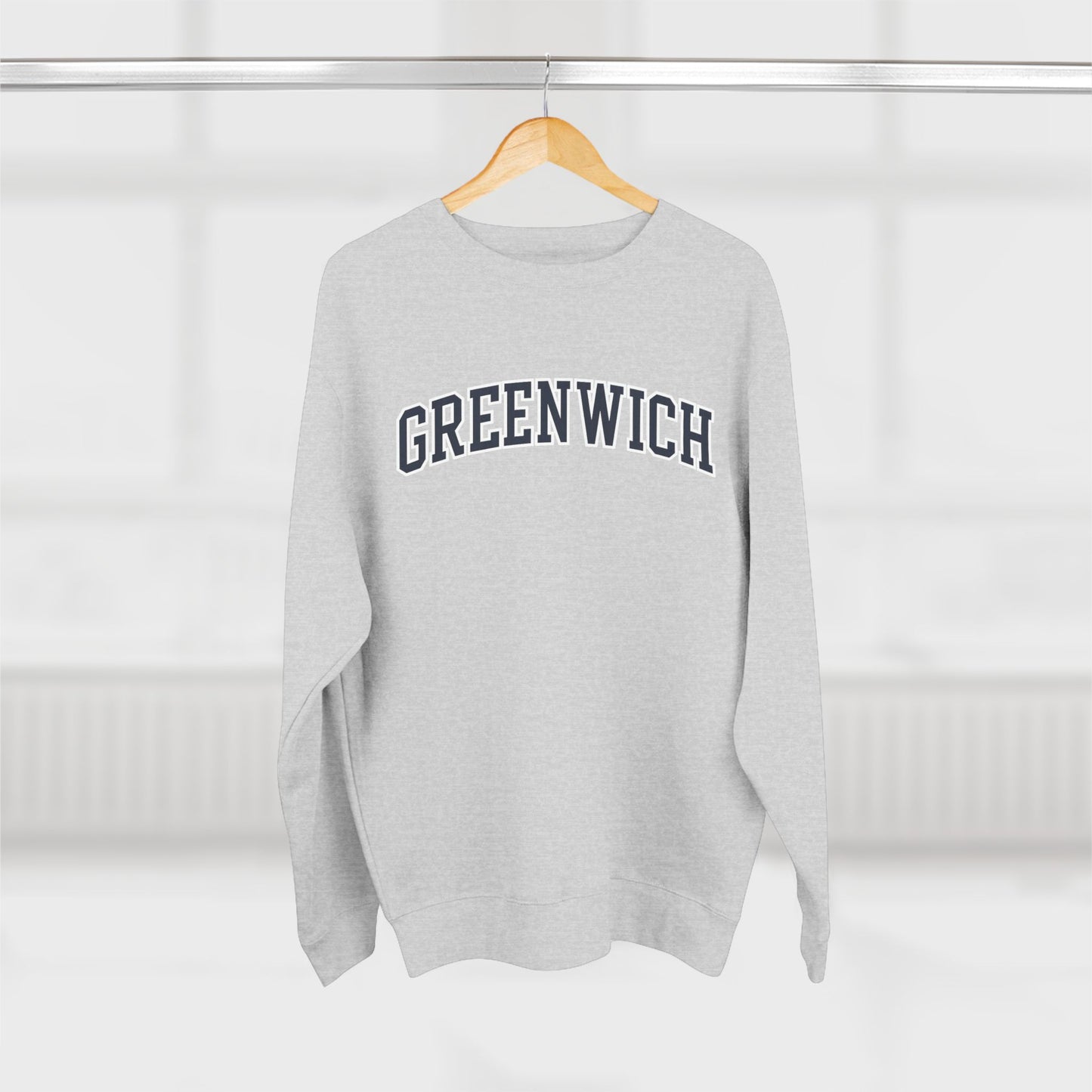 Greenwich Crewneck Sweatshirt — Classic Collegiate Pullover