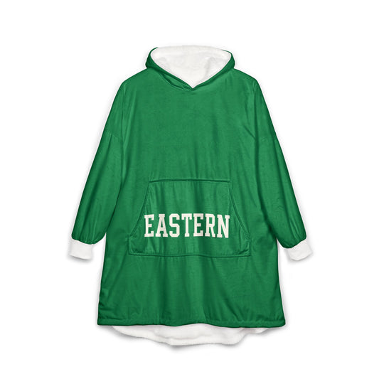 Cozy Unisex Hooded Blanket for Home and Outdoor, Perfect for Movie Nights, Camping, Sports Events, Gifts for All Occasions, 'EASTERN' Design