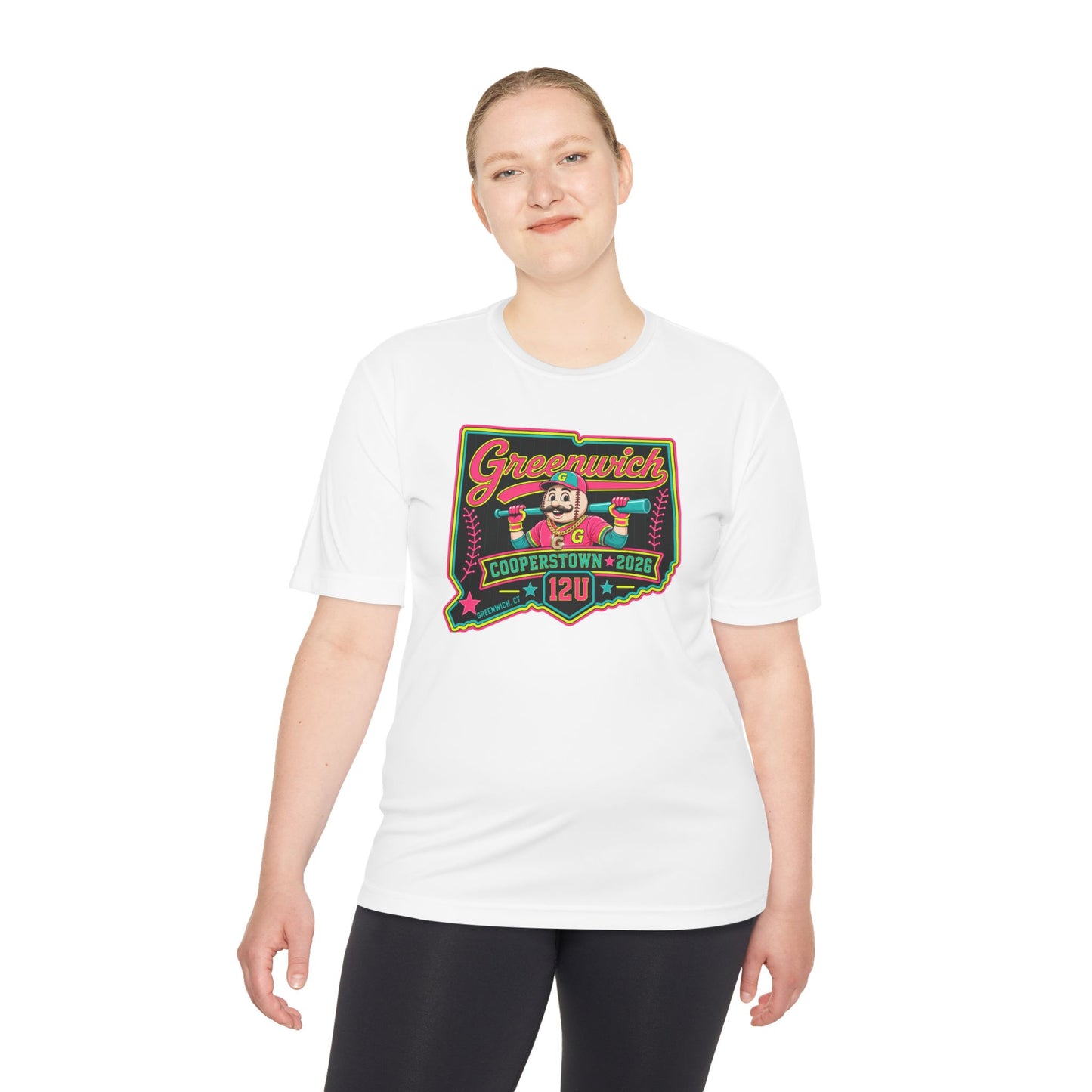 Greenwich Cooperstown Drippy Performance ADULT SIZE Moisture-Wicking Shirt