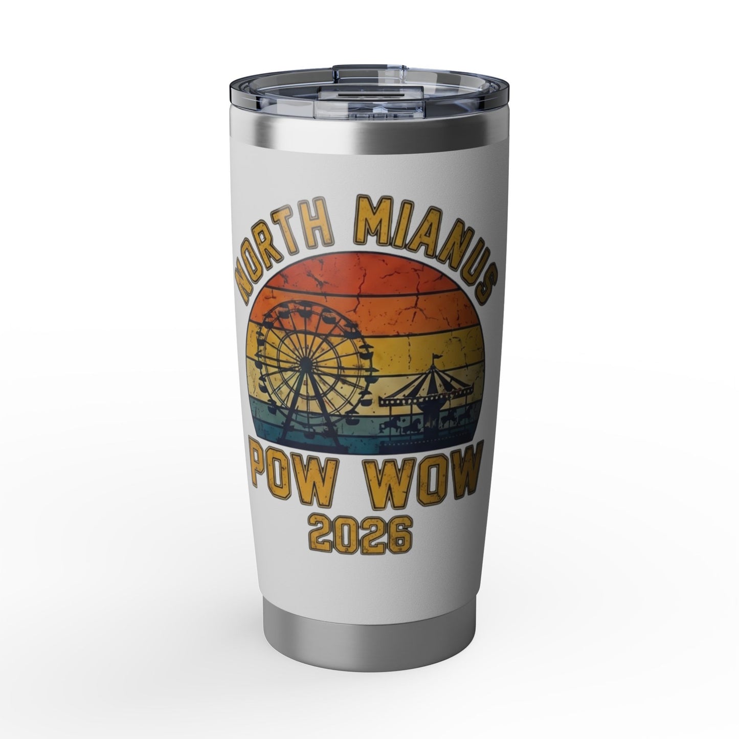 Pow Wow 2026 20oz Tumbler — North Mianus