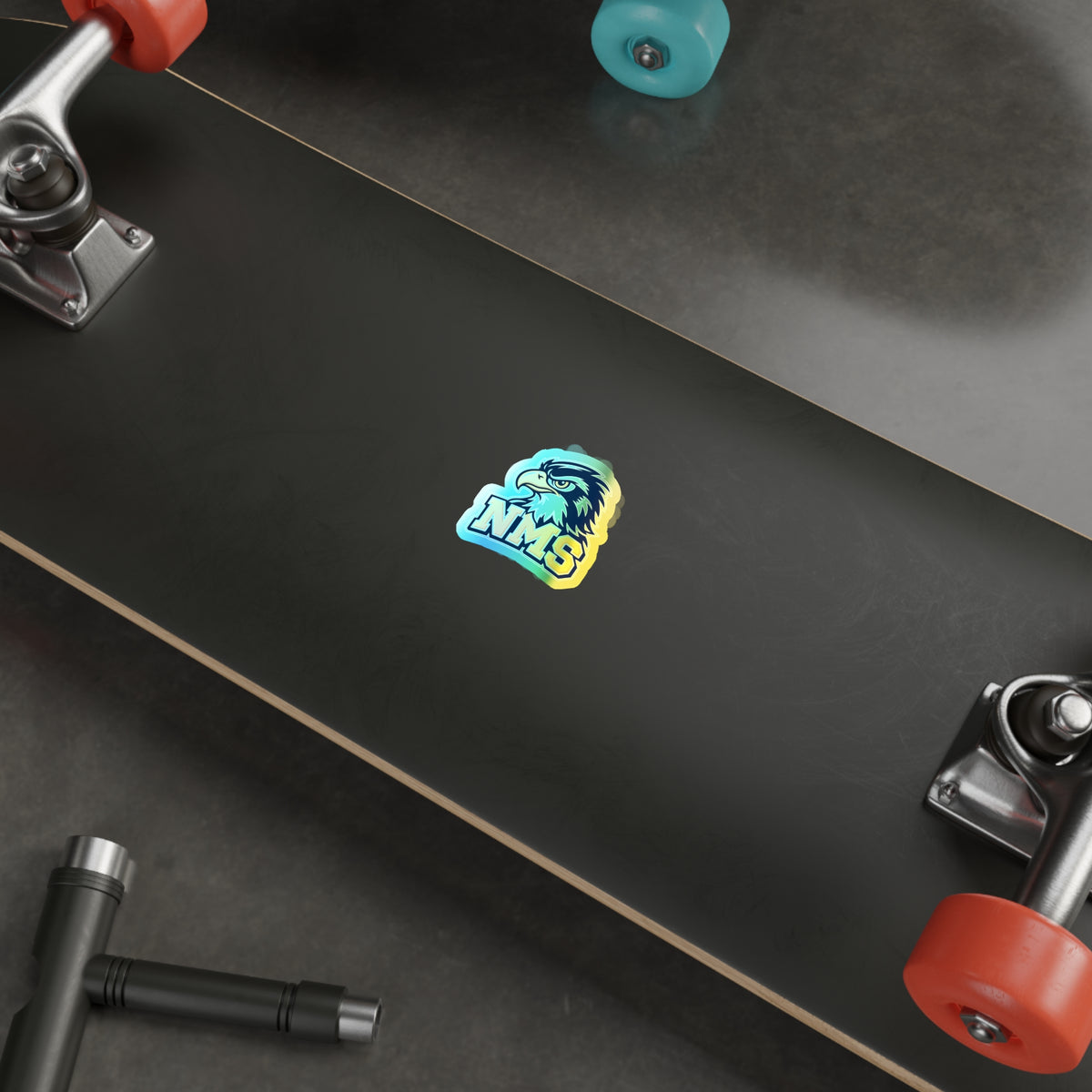 North Mianus Hawk Holographic Die-cut Stickers