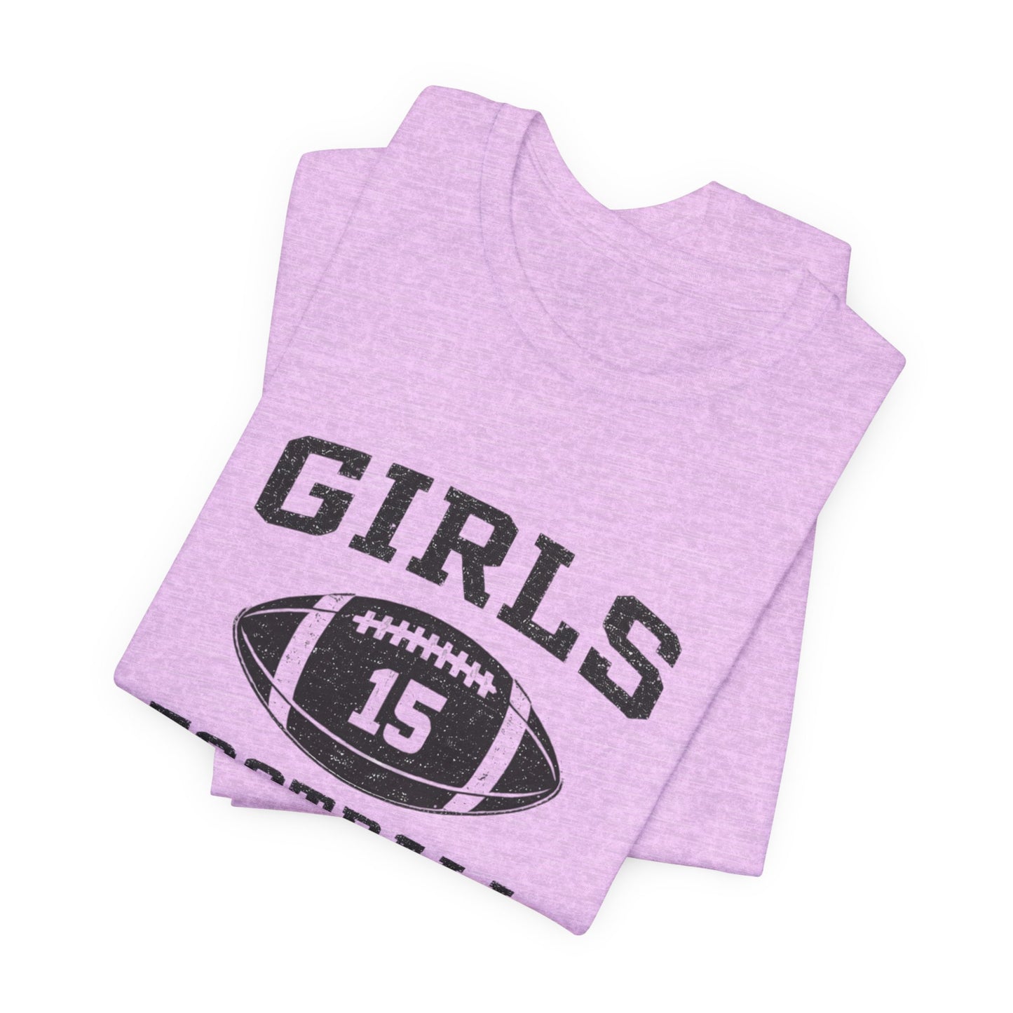 Girls Football Tee — 'Girls 15' Vintage Football Jersey Shirt Jennifer Aniston Friends