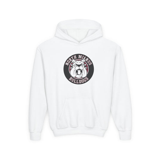 North Mianus Bulldogs Cheer Youth Heavy Blend Hooded Sweatshirt