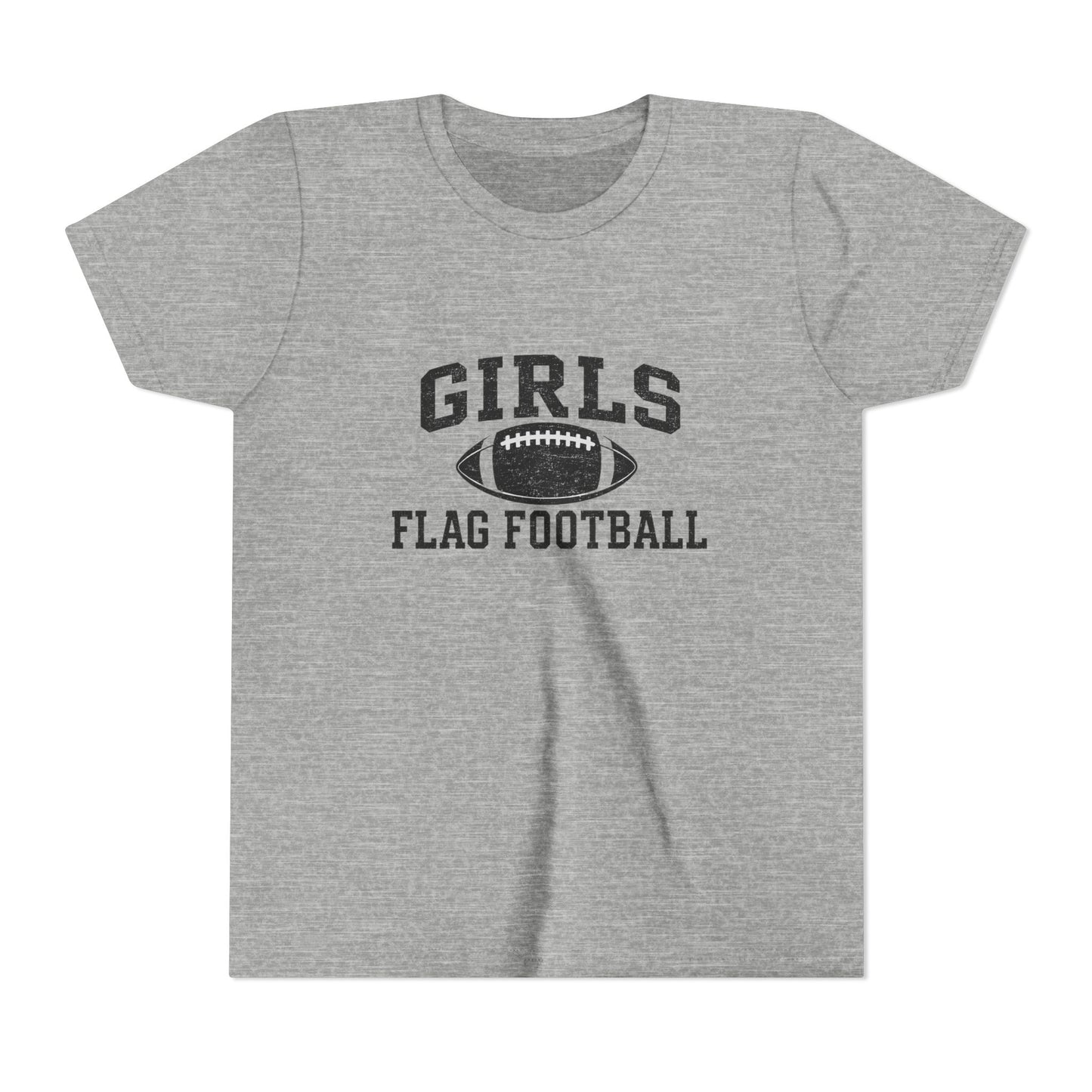 Girls Flag Football YOUTH T-Shirts Vintage Look