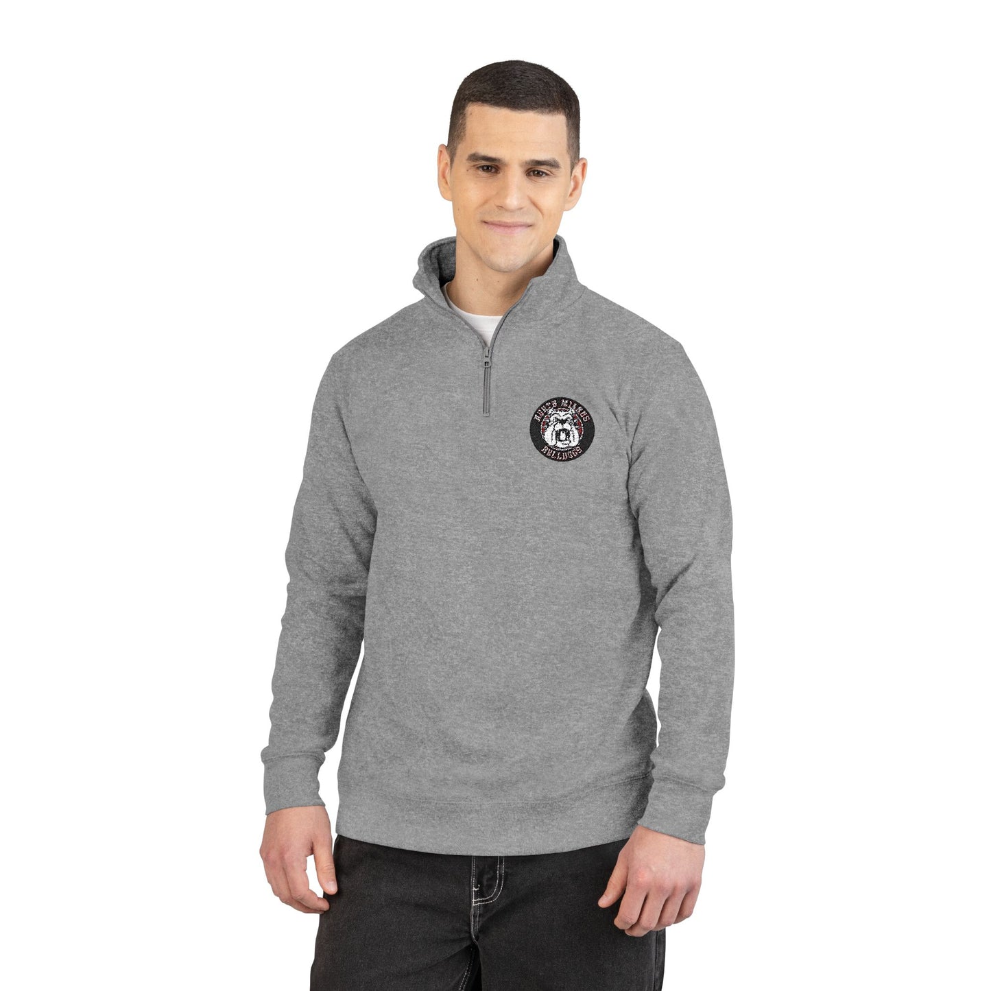 Cozy Embroidered Unisex Fleece Pullover, Perfect for Casual Outings, Gift for Her, Him, Holiday Sweater, Fall Fashion
