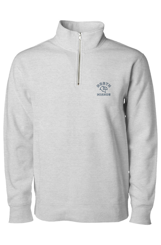 NMS Hawks Adult Midweight Quarter Zip Pullover