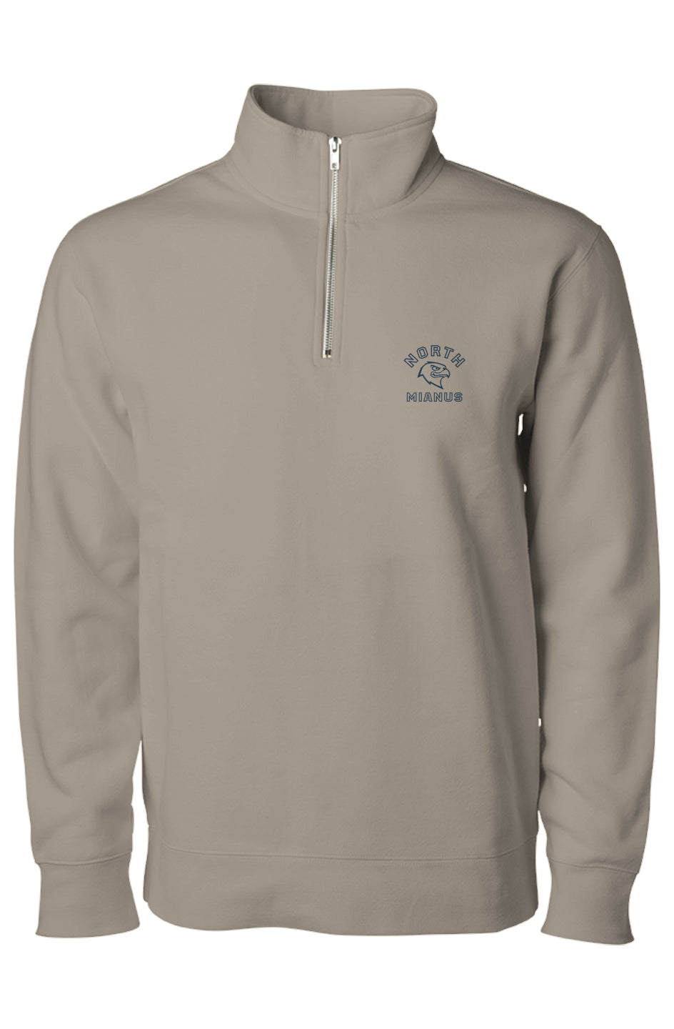 NMS Hawks Adult Midweight Quarter Zip Pullover