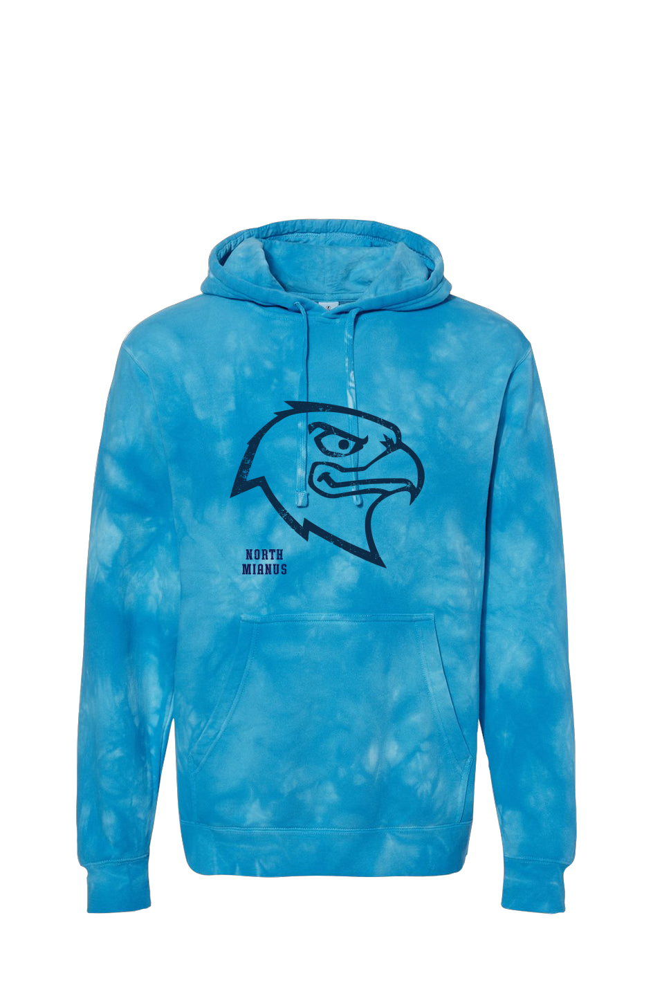 NMS Tie Dye Aqua Blue Hoodie